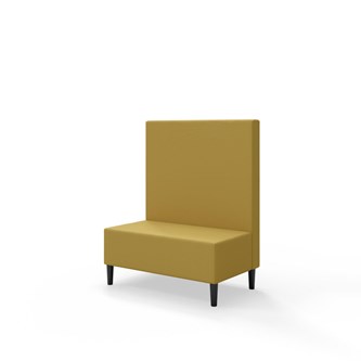 Snake siddemodul 100 med træben, mellemhøj ryg sh 43