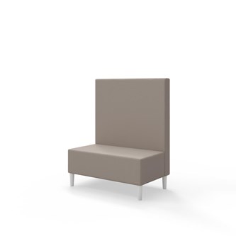 Snake siddemodul 100 med træben, mellemhøj ryg sh 43