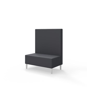 Snake siddemodul 100 med træben, mellemhøj ryg sh 43