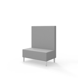 Snake siddemodul 100 med træben, mellemhøj ryg sh 43