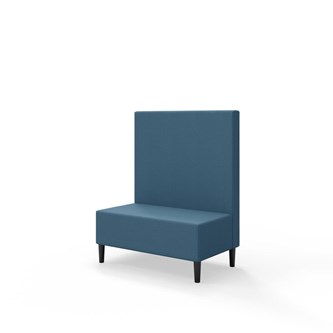 Snake siddemodul 100 med træben, mellemhøj ryg sh 43