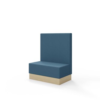 Snake siddemodul 100 med sokkel, mellemhøj ryg sh 43