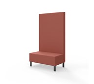 Snake siddemodul 100 med metalben, høj ryg sh 43