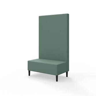 Snake siddemodul 100 med træben, høj ryg sh 43