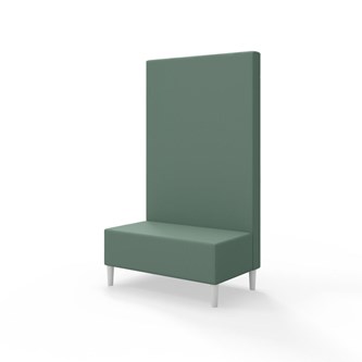 Snake siddemodul 100 med træben, høj ryg sh 43