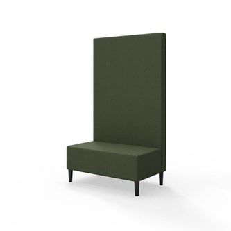 Snake siddemodul 100 med træben, høj ryg sh 43