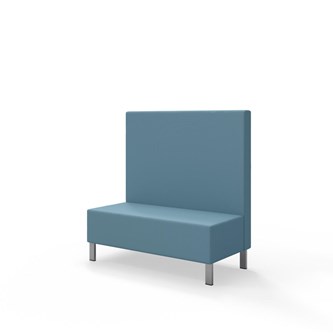 Snake siddemodul 120 med metalben, mellemhøj ryg sh 43