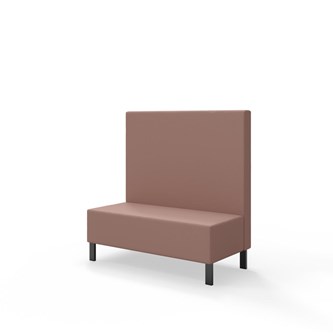 Snake siddemodul 120 med metalben, mellemhøj ryg sh 43