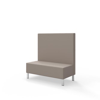 Snake siddemodul 120 med metalben, mellemhøj ryg sh 43