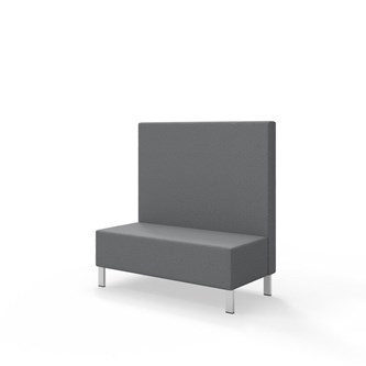 Snake siddemodul 120 med metalben, mellemhøj ryg sh 43