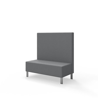 Snake siddemodul 120 med metalben, mellemhøj ryg sh 43