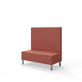 Snake siddemodul 120 med metalben, mellemhøj ryg sh 43