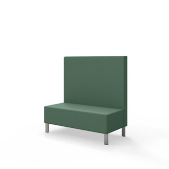 Snake siddemodul 120 med metalben, mellemhøj ryg sh 43