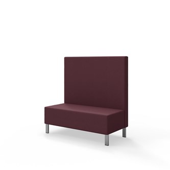 Snake siddemodul 120 med metalben, mellemhøj ryg sh 43