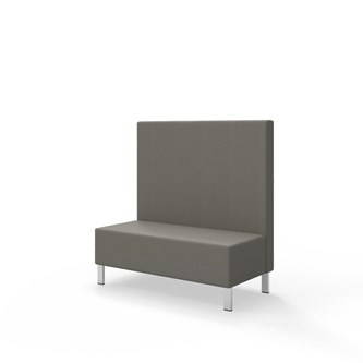 Snake siddemodul 120 med metalben, mellemhøj ryg sh 43