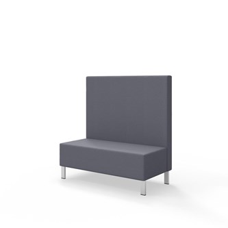 Snake siddemodul 120 med metalben, mellemhøj ryg sh 43