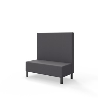 Snake siddemodul 120 med metalben, mellemhøj ryg sh 43