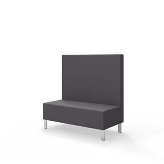 Snake siddemodul 120 med metalben, mellemhøj ryg sh 43