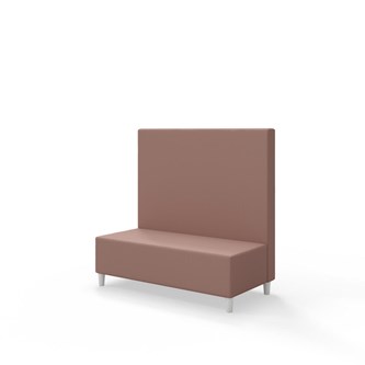 Snake siddemodul 120 med træben, mellemhøj ryg sh 37,5