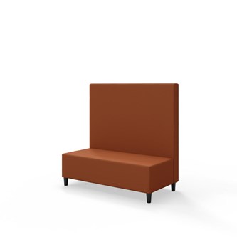 Snake siddemodul 120 med træben, mellemhøj ryg sh 37,5