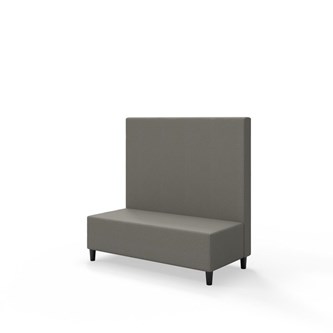 Snake siddemodul 120 med træben, mellemhøj ryg sh 37,5