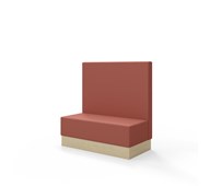 Snake siddemodul 120 med sokkel, mellemhøj ryg sh 43