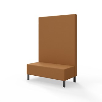 Snake siddemodul 120 med metalben, høj ryg sh 43