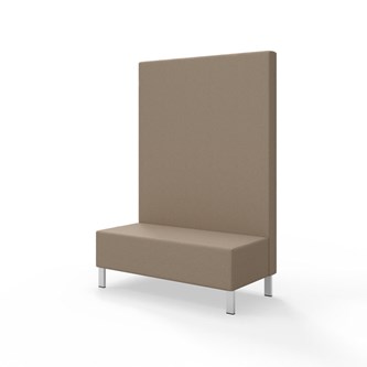 Snake siddemodul 120 med metalben, høj ryg sh 43