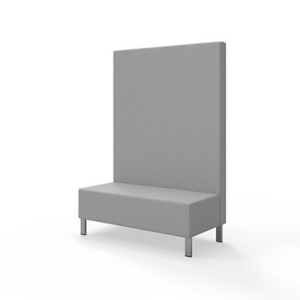 Snake siddemodul 120 med metalben, høj ryg sh 43