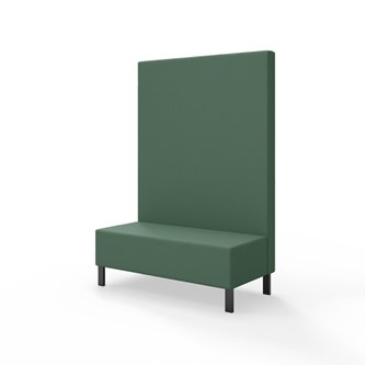 Snake siddemodul 120 med metalben, høj ryg sh 43