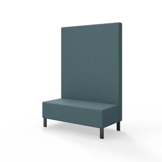 Snake siddemodul 120 med metalben, høj ryg sh 43