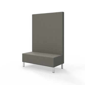 Snake siddemodul 120 med metalben, høj ryg sh 43