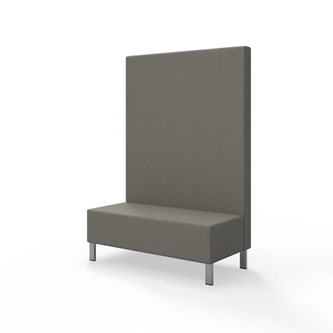 Snake siddemodul 120 med metalben, høj ryg sh 43