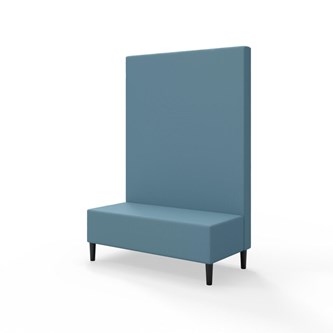 Snake siddemodul 120 med træben, høj ryg sh 43