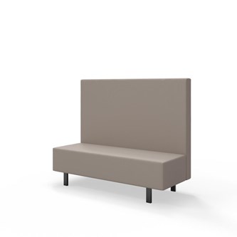 Snake siddemodul 150 med metalben, mellemhøj ryg sh 43