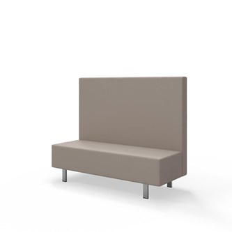 Snake siddemodul 150 med metalben, mellemhøj ryg sh 43