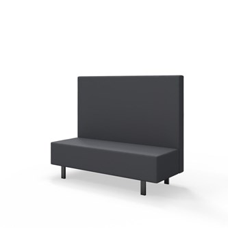 Snake siddemodul 150 med metalben, mellemhøj ryg sh 43