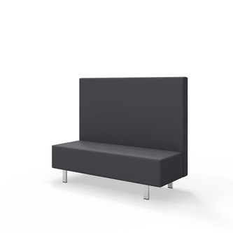 Snake siddemodul 150 med metalben, mellemhøj ryg sh 43