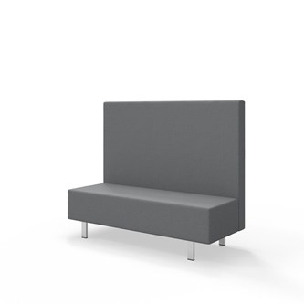 Snake siddemodul 150 med metalben, mellemhøj ryg sh 43