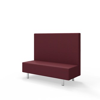 Snake siddemodul 150 med metalben, mellemhøj ryg sh 43