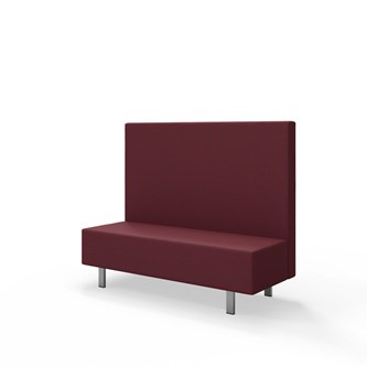 Snake siddemodul 150 med metalben, mellemhøj ryg sh 43