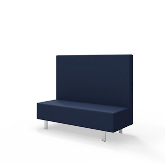 Snake siddemodul 150 med metalben, mellemhøj ryg sh 43