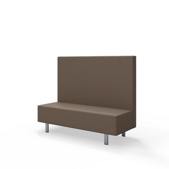 Snake siddemodul 150 med metalben, mellemhøj ryg sh 43