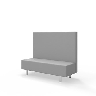 Snake siddemodul 150 med metalben, mellemhøj ryg sh 43