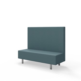 Snake siddemodul 150 med metalben, mellemhøj ryg sh 43