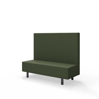 Snake siddemodul 150 med metalben, mellemhøj ryg sh 43