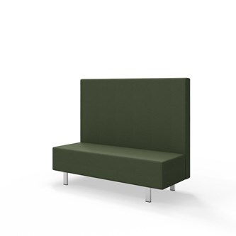 Snake siddemodul 150 med metalben, mellemhøj ryg sh 43