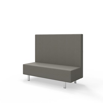 Snake siddemodul 150 med metalben, mellemhøj ryg sh 43