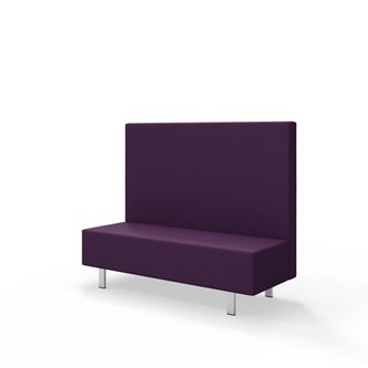 Snake siddemodul 150 med metalben, mellemhøj ryg sh 43