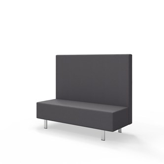 Snake siddemodul 150 med metalben, mellemhøj ryg sh 43